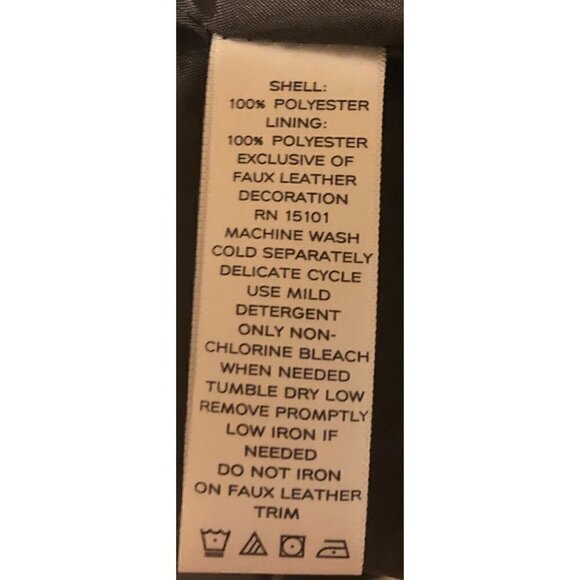 NEW Susan Graver Heavy Wool Coat with Hood Green Yellow L - Picture 3 of 3